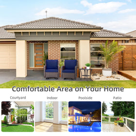 Towallmark porch balcony deck setup suitable for cozy outdoor corners.