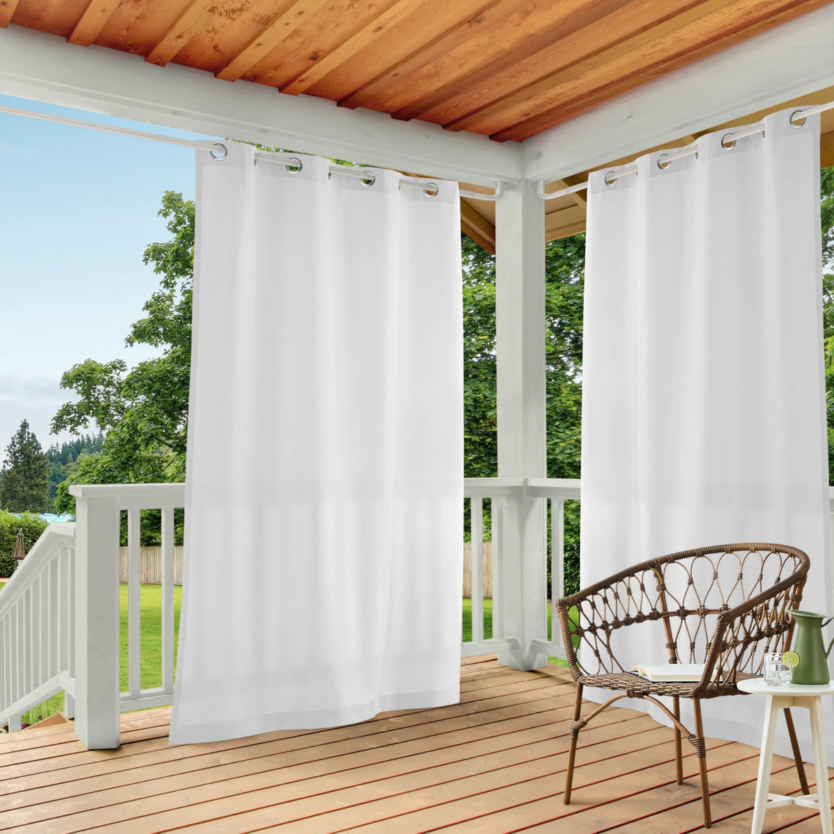 Town and Country Basics Cabana curtain water-repellent for outdoor use
