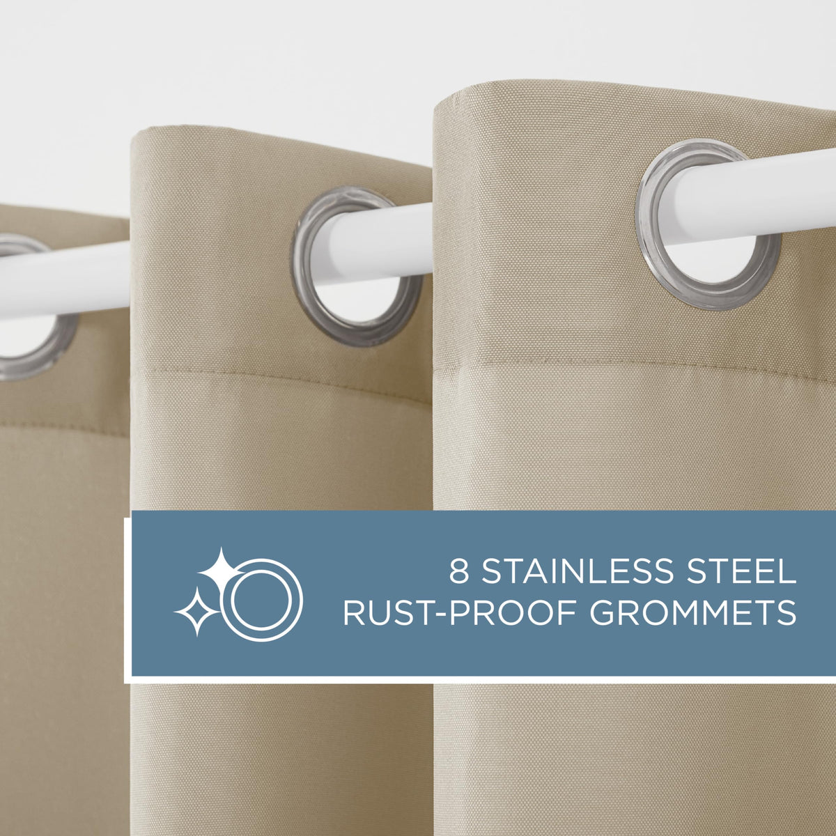 TOWN & COUNTRY BASICS Cabana heavy-duty polyester fabric for long-lasting use.