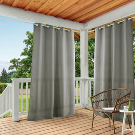Town & Country Basics Cabana curtains, heavyweight outdoor fabric offer durable privacy.