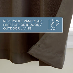 Town and Country Basics Cabana curtains 2-pack provides versatile indoor/outdoor privacy options.