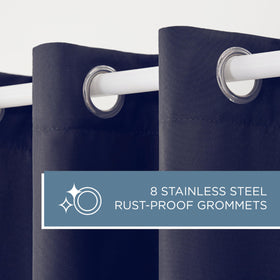 TOWN & COUNTRY BASICS Cabana grommet-top installation on rod
