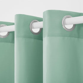 Town & Country Cabana heavyweight outdoor curtain with water-repellent finish for patio use.