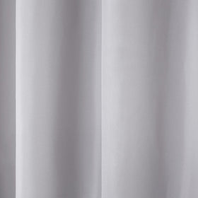 Outdoor patio setup with Cabana solid curtains for shade and privacy