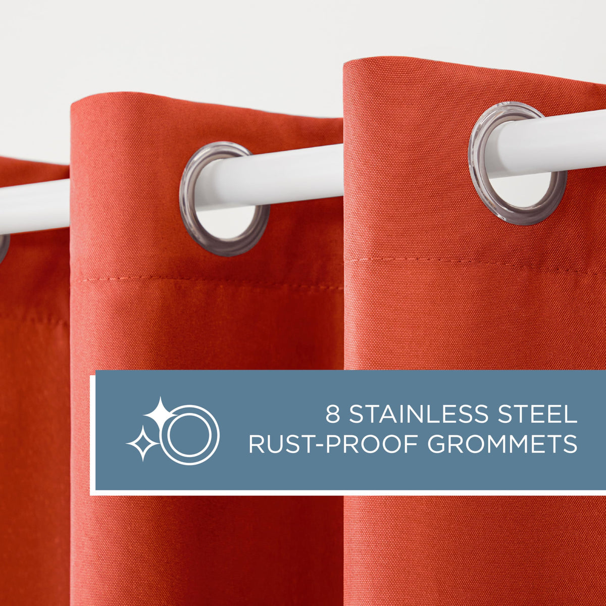 TOWN AND COUNTRY BASICS 2-pack curtains provide an easy room refresh.
