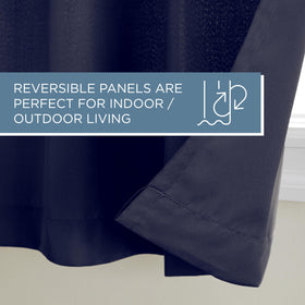 TOWN & COUNTRY BASICS Cabana two-panel set sized 54x84 on a rod