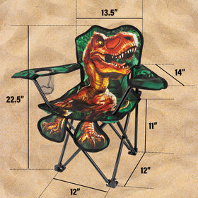 Toy To Enjoy sturdy metal frame keeps little sitter secure outdoors.