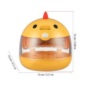 TOYANDONA incubator with transparent observation window for easy hatch status checks.