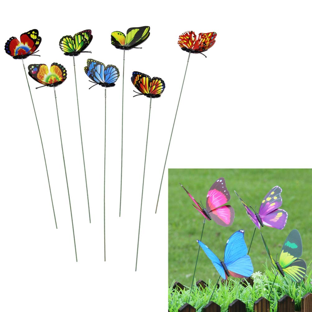 TOYANDONA butterfly stake yard decor adds whimsy