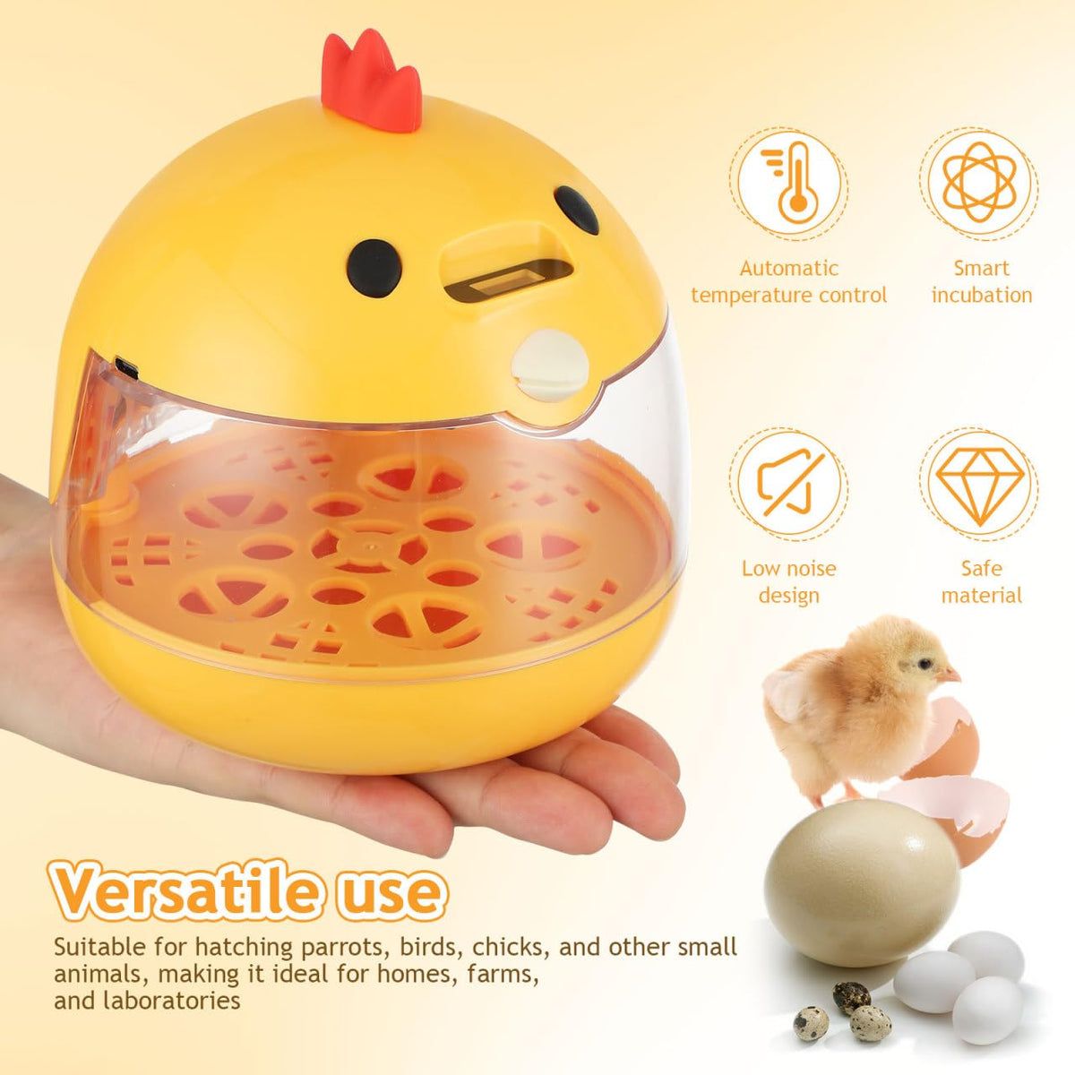 TOYANDONA humidity control helps balance moisture levels for reliable hatch environments.