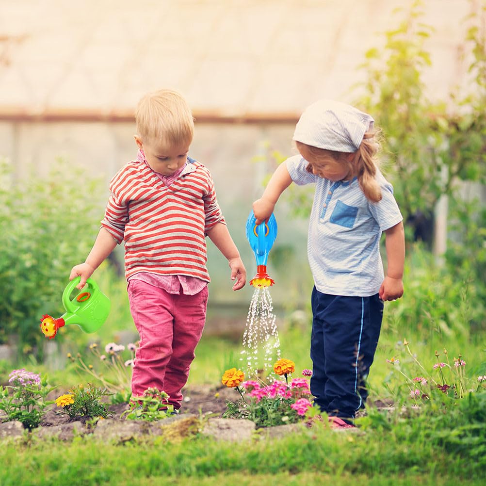 TOYANDONA lightweight water cans ideal for toddlers watering small plants.