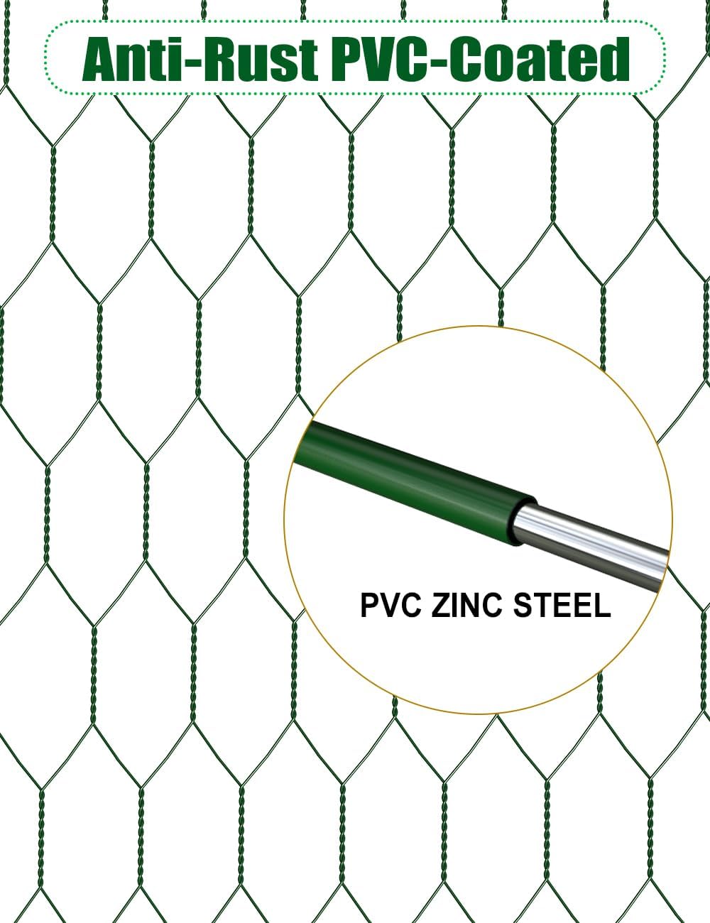 TOYPOPOR hexagonal mesh design suitable for flexible fencing projects.