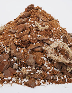TOYPOPOR drainage-balanced orchid mix supports moisture without pooling.