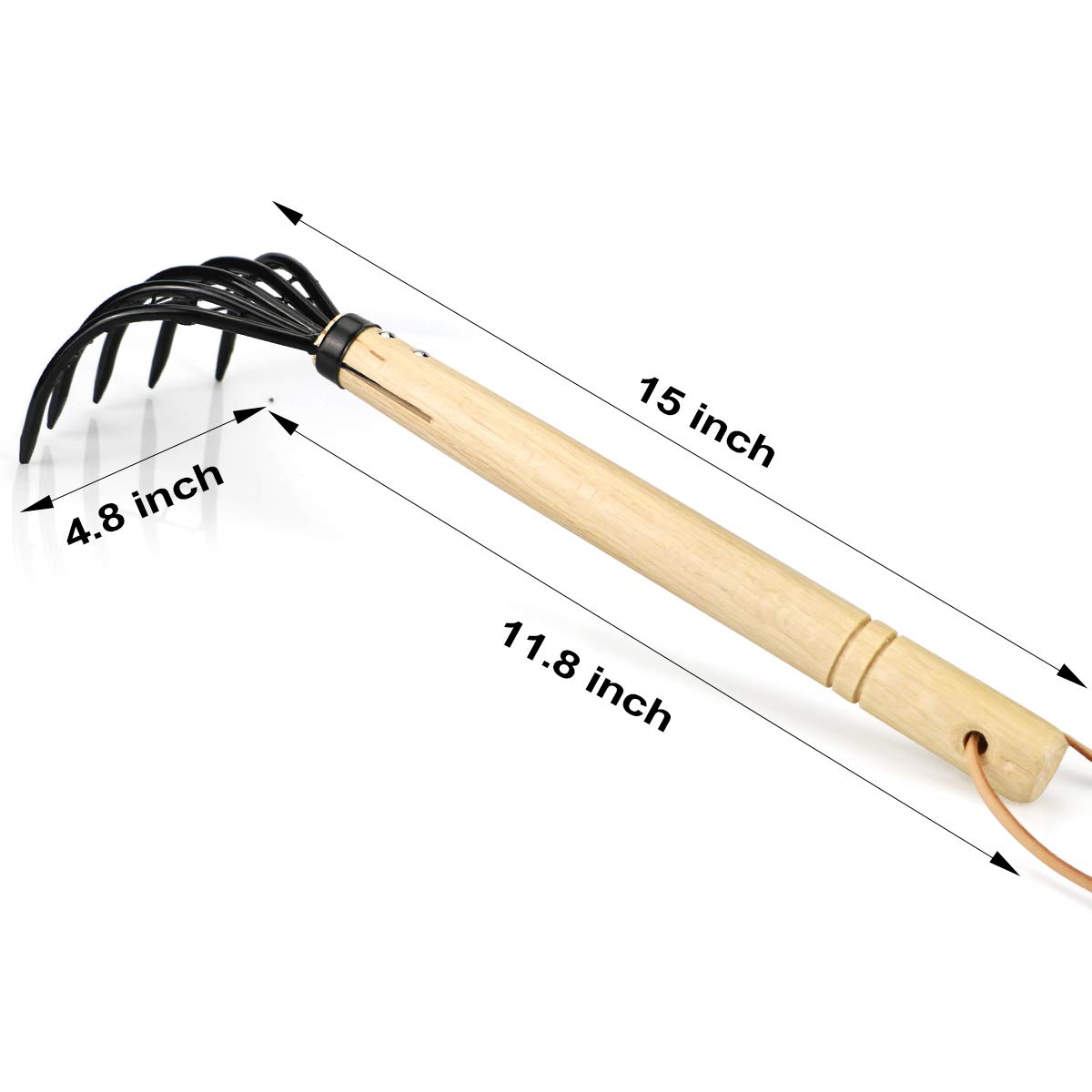 TOYPOPOR ninja steel 5-tine claw ideal for heavy-duty digging in sand and mud.