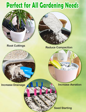 TOYPOPOR Perlite bag opening shows a ready-to-use soil conditioner.