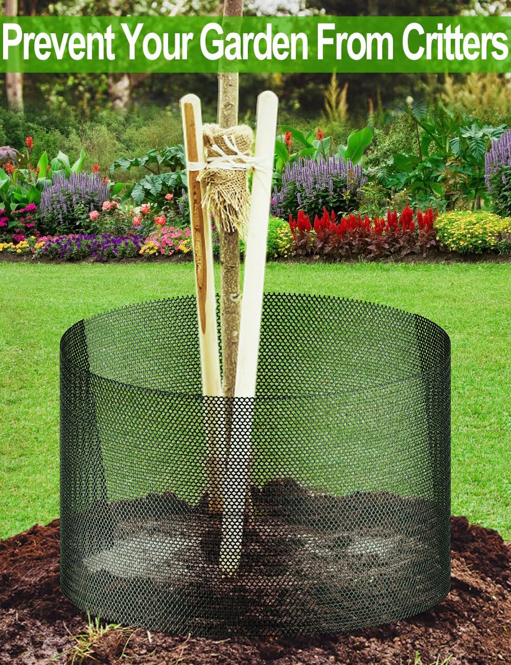 TOYPOPOR rustproof plastic wire mesh withstands outdoor conditions.