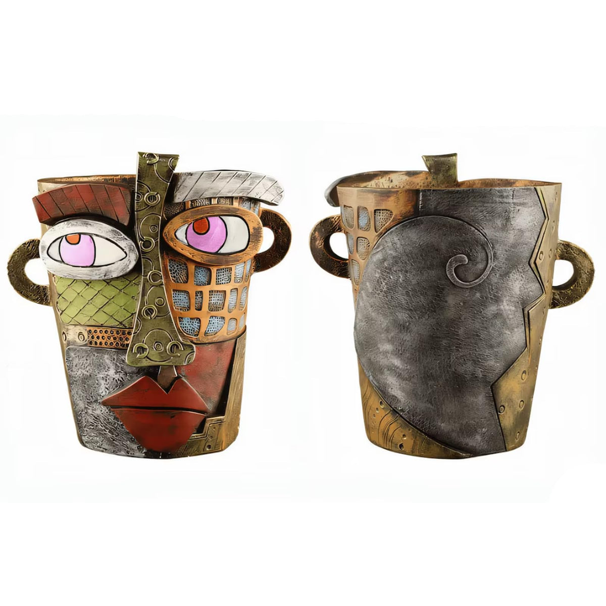 TOZLU retro big face pot decor enhances entryways and living spaces.