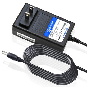 T POWER 12V charger front view with compact design and steady DC output.