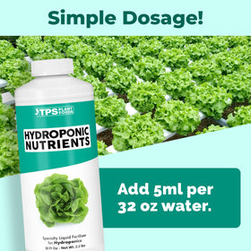 TPS NUTRIENTS balanced-nutrition formulation enables steady feeding for water-based crops.