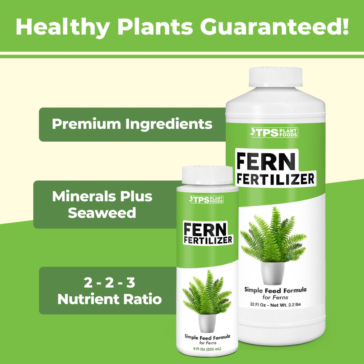TPS Nutrients Fern Fertilizer dosing closeup shows easy liquid application