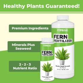 TPS Nutrients Fern Fertilizer dosing closeup shows easy liquid application