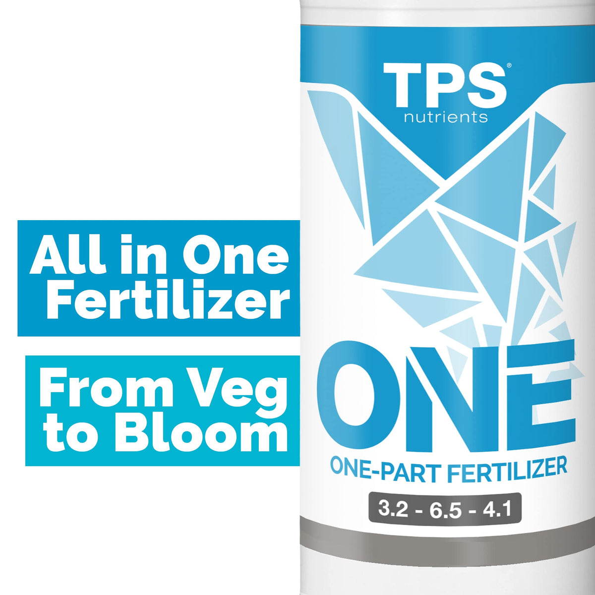 TPS NUTRIENTS One Liquid One Part being mixed in water for growth.