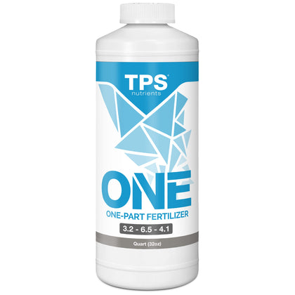 TPS NUTRIENTS One Liquid One Part bottle pour supports even feeding for thriving houseplants.