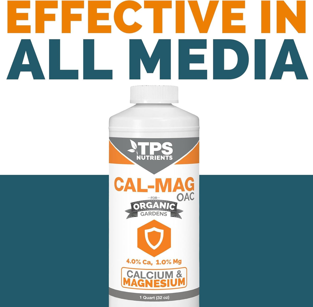 TPS NUTRIENTS Organic Cal-Mag OAC application drops simplify controlled feeding.