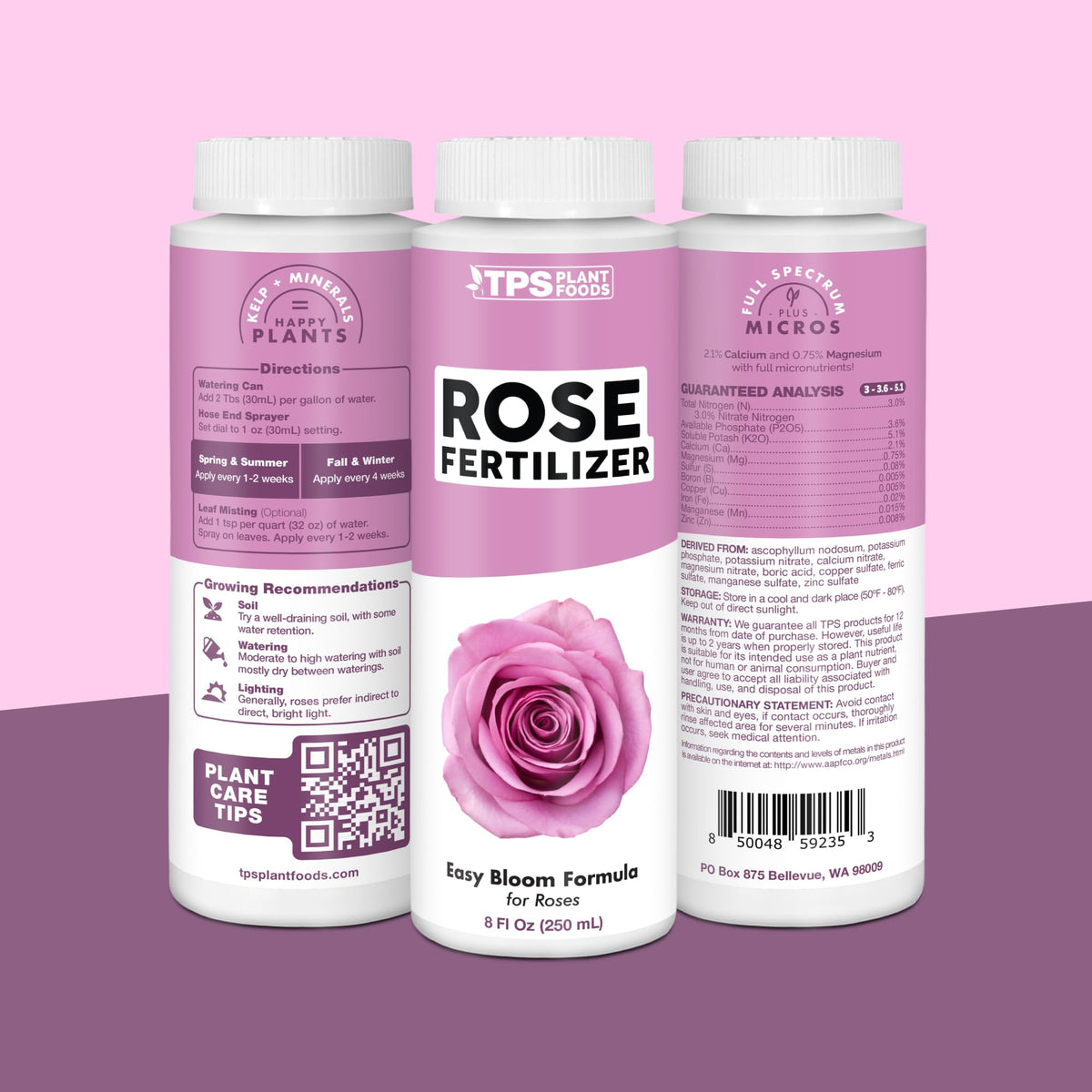 TPS NUTRIENTS rose fertilizer enables efficient feeding during peak bloom season.