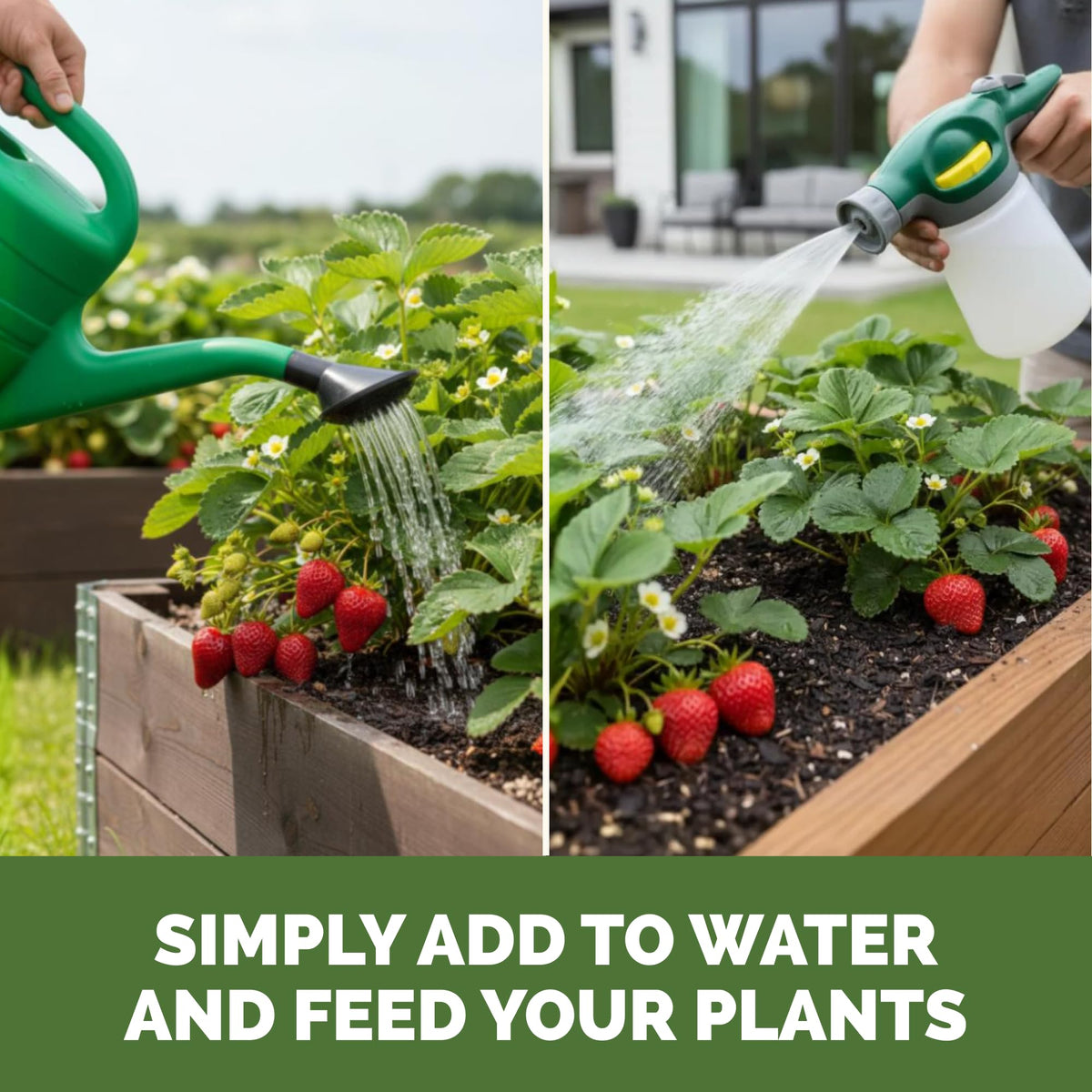 TPS NUTRIENTS Strawberry Fertilizer container-usage suitable for pots and beds.