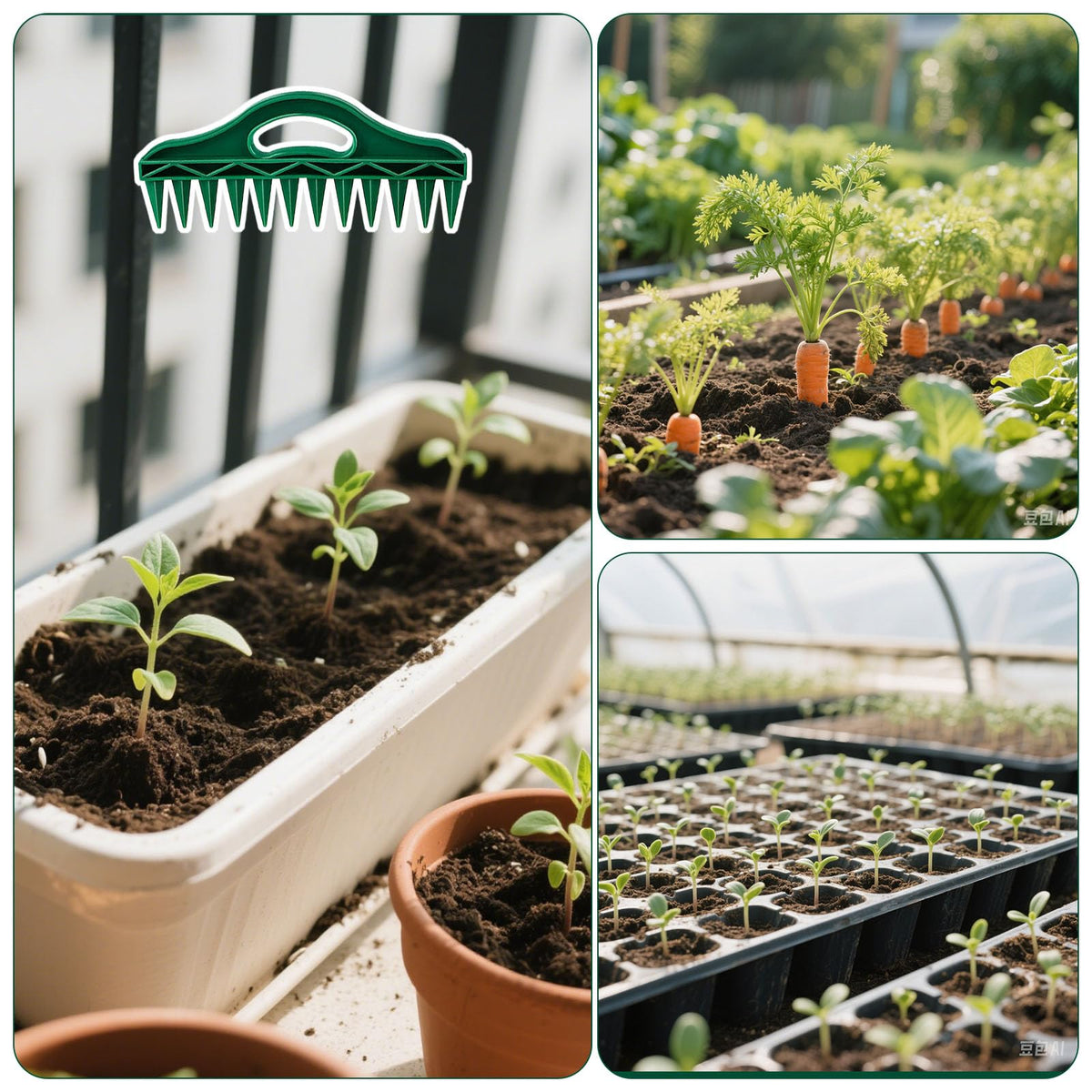 TQDXZA compatible with raised beds and pots