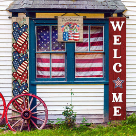 Tradder weather-resistant banner maintains bright colors outdoors