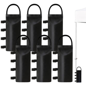 Tradesparker canopy weights packed for storage, showcasing compact design and easy handling