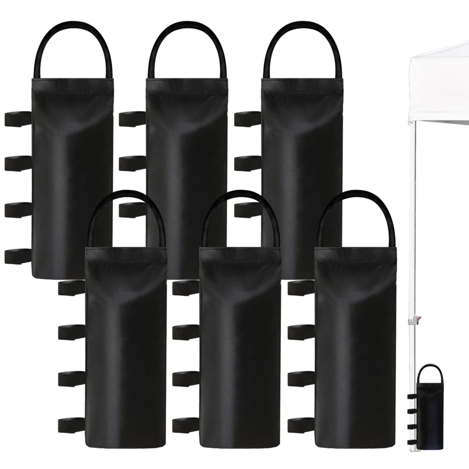 Tradesparker canopy weights packed for storage, showcasing compact design and easy handling