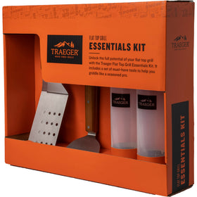 Traeger BAC733 solid spatula for precise flipping on the flat top