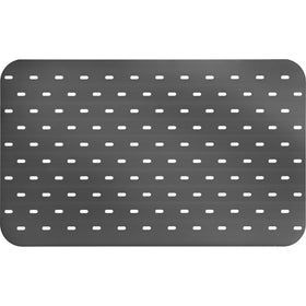 Traeger sear grate being cleaned and handled with care.