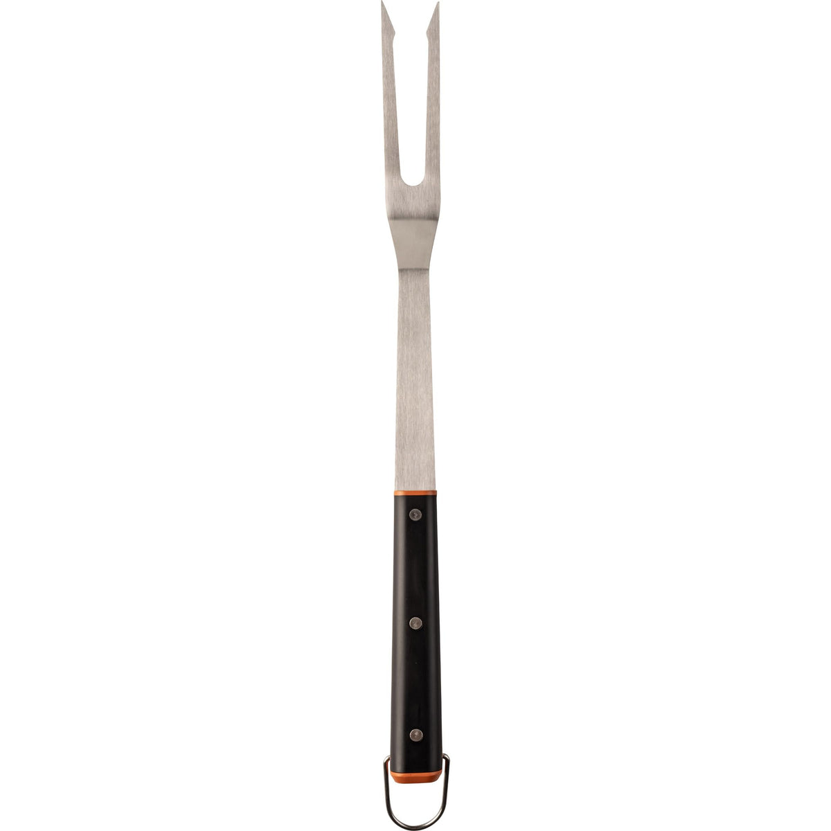 17-inch length keeps hands away from heat while carving.