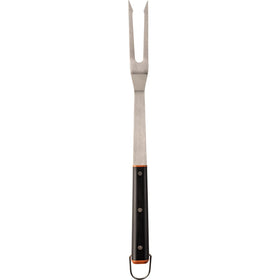 17-inch length keeps hands away from heat while carving.