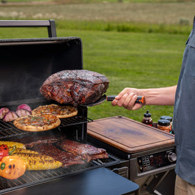 Traeger BAC793 XXL spatula loop for convenient hanging storage.