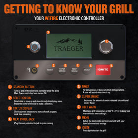 Traeger Ironwood 885 large hopper with fuel sensor for uninterrupted cooks.