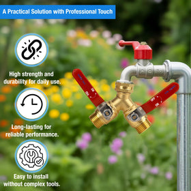 TRA KEA leakproof 3-4-inch fittings ensuring tight seals for leak-free watering