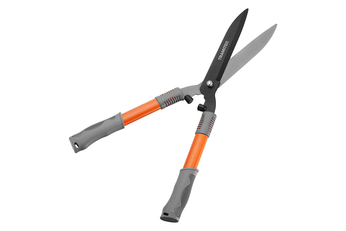 TRAMITEC hedge shears at 21-inch length for efficient pruning.
