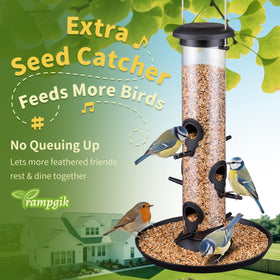 TrampgiK seed catcher tray reduces ground mess