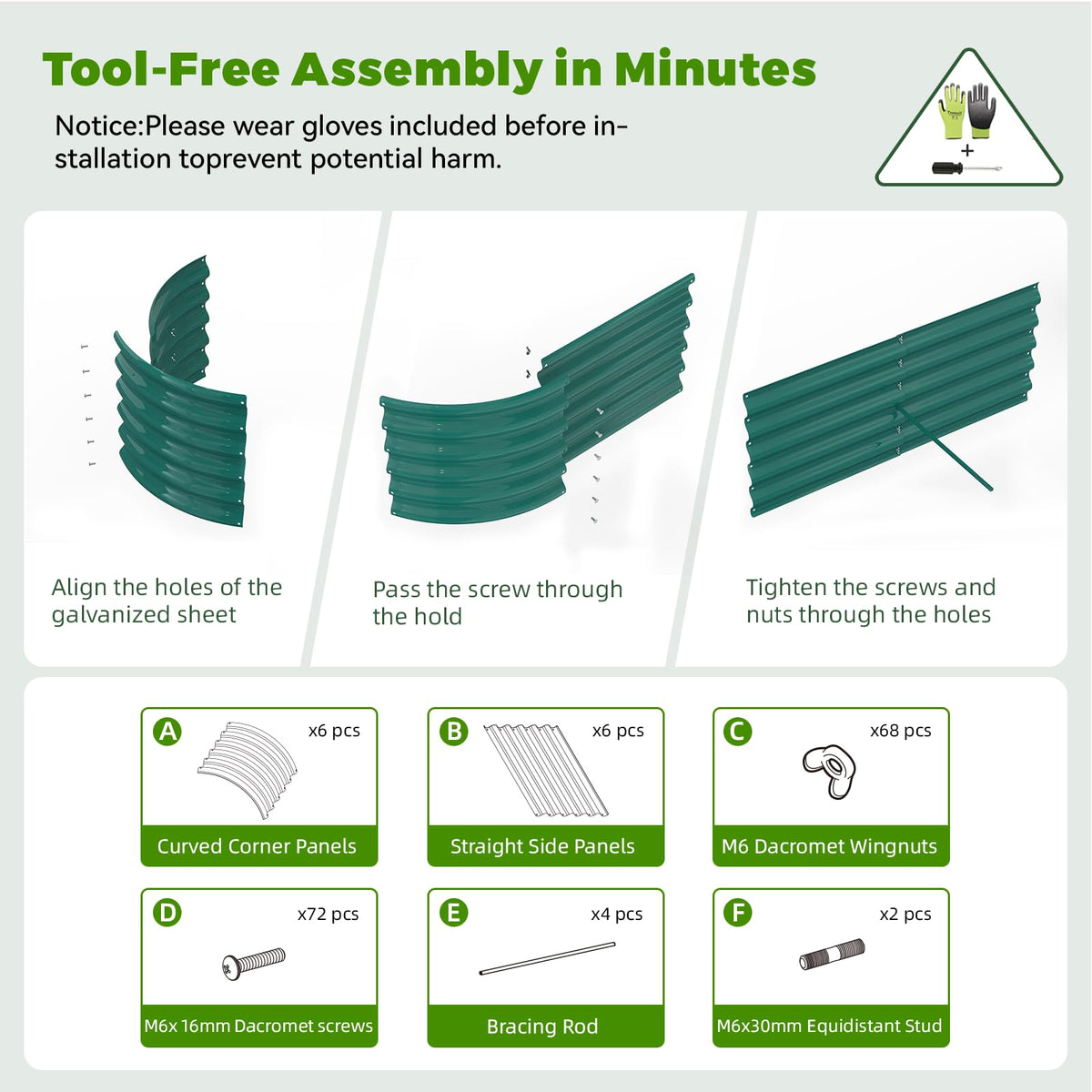 Tramull complete kit with tools and gloves included