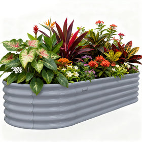 Tramull raised garden bed assembled for easy setup and durable construction.