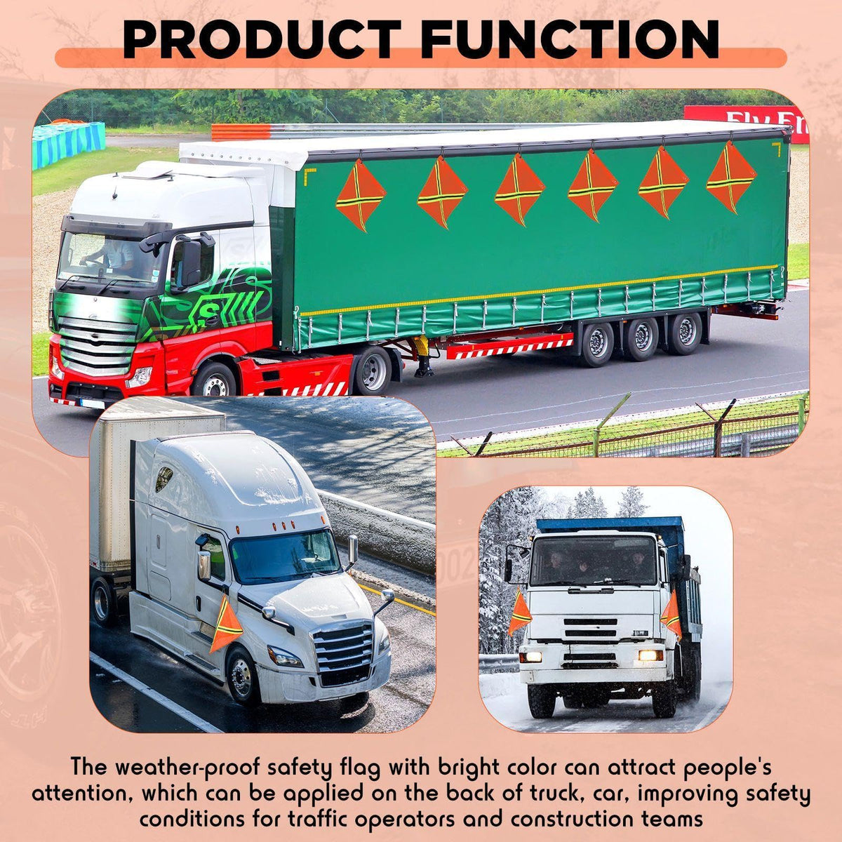 Tranqun double-sided reflective strip enhances night-time warning