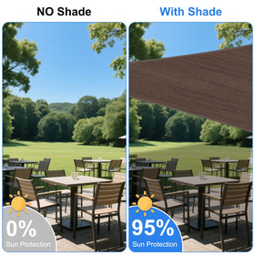 TRANSONA durable shade sail featuring reinforced edges supports long-term outdoor use