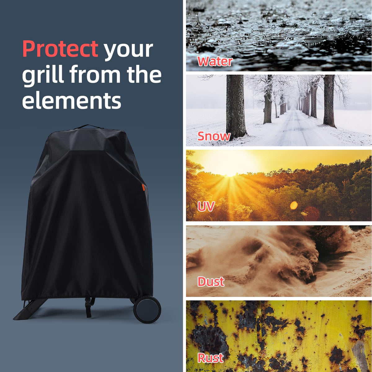 TravelIT anti-fade polyester fabric protects Ninja OG700 from sun fading