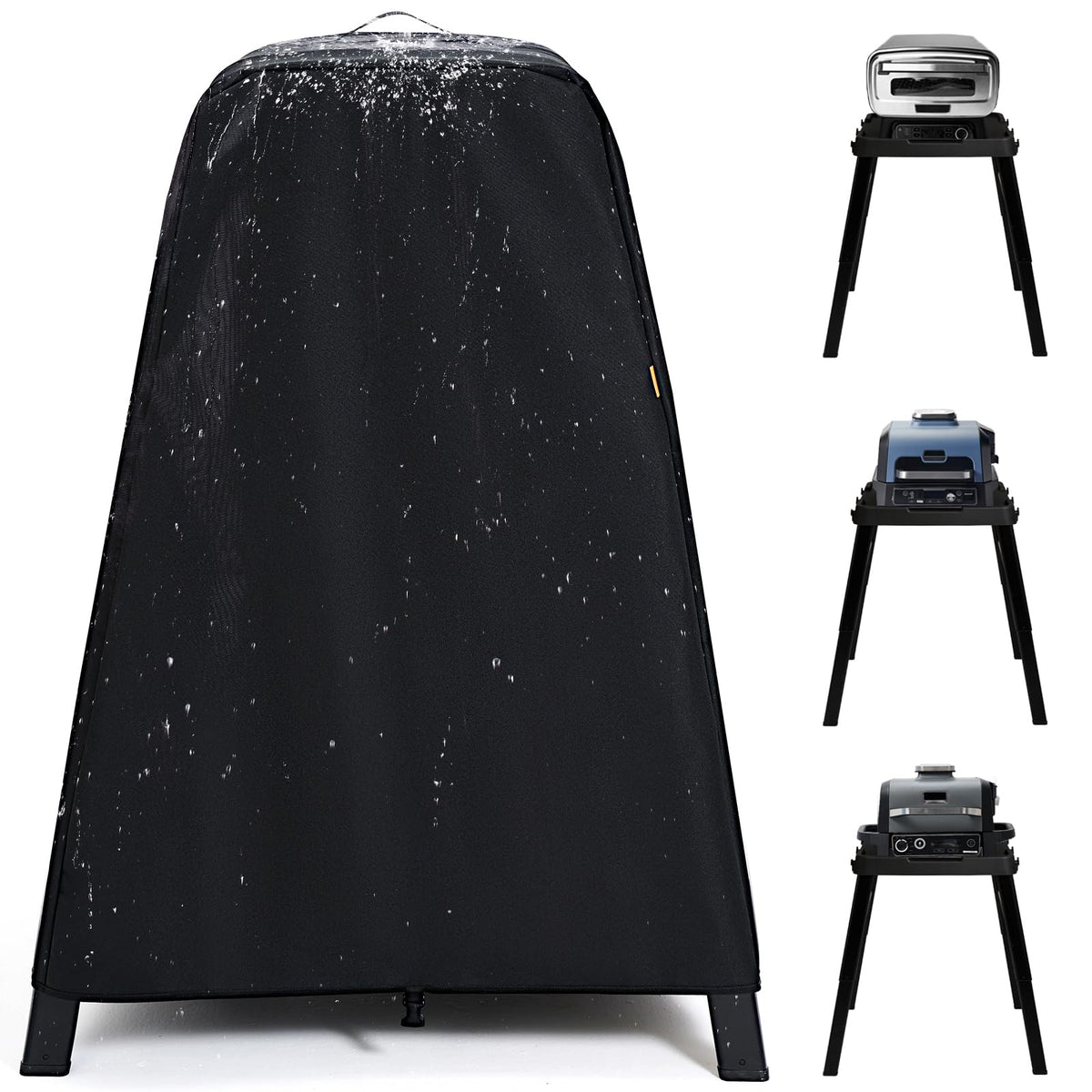 TRAVELIT Ninja XSKUNSTAND waterproof cover overview protects the grill and oven.