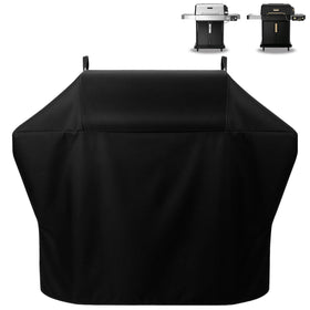 TRAVELIT Ninja FlexFlame cover shields grill from rain for dry storage.